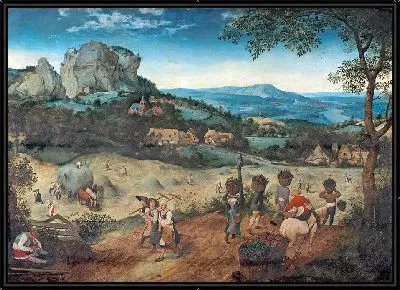 Картина Сенокос (с цветокоррекцией)