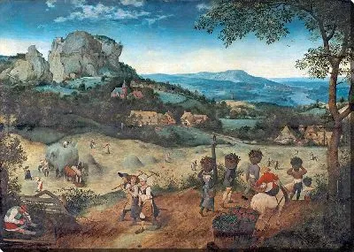 Картина Сенокос (с цветокоррекцией)