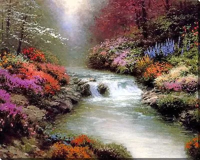 Картина Возле стоячей воды