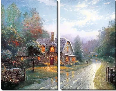 Картина Лунный переулок