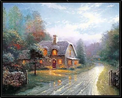 Картина Лунный переулок