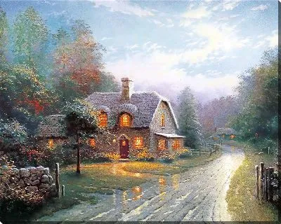 Картина Лунный переулок