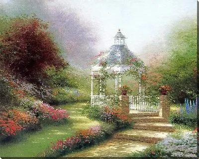 Картина Скрытая беседка