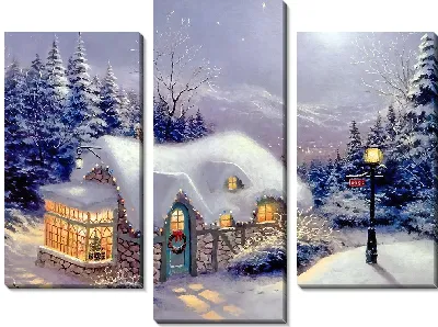 Картина Зимний дом