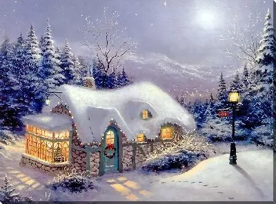 Картина Зимний дом