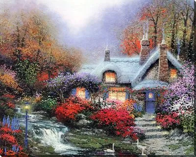 Картина Вечер в коттедже Суонбрук