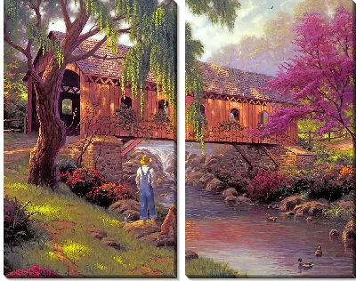 Картина Рыбак и собака