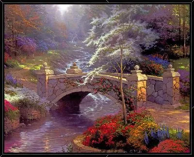 Мост над ручьем