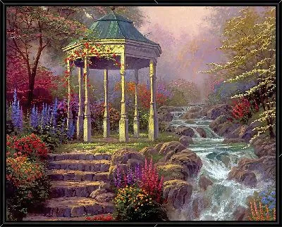 Беседка у ручья