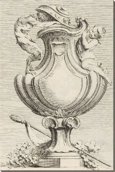Картина Эскиз вазы с фавном и нимфой