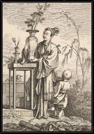 Картина Китайский садовник