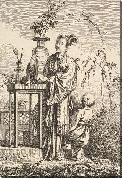 Картина Китайский садовник