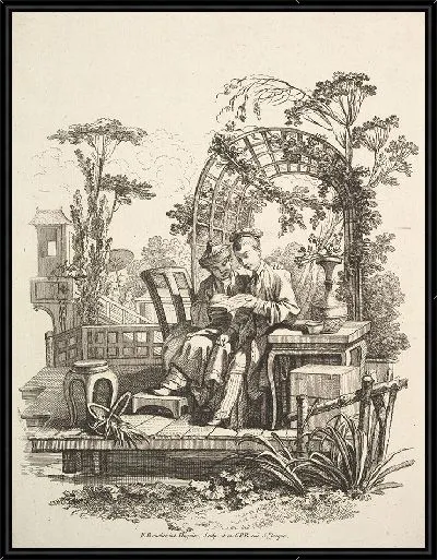 Картина Мужчина и женщина читают