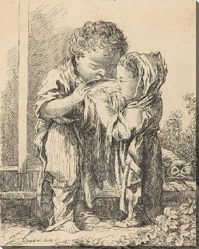 Картина Маленькие, пьющие молоко