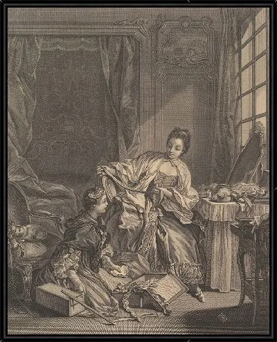 Картина Торговец модой