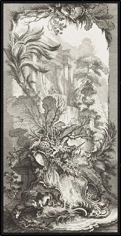 Картина Рокай - Дизайн в стиле рококо