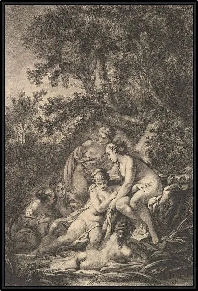 Картина Нимфы в бане