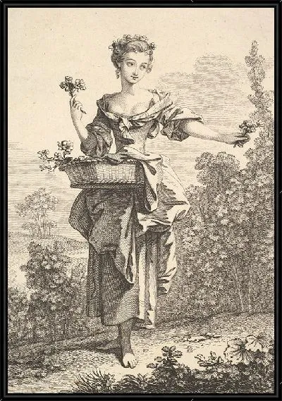 Картина Цветочница Фаншонетта