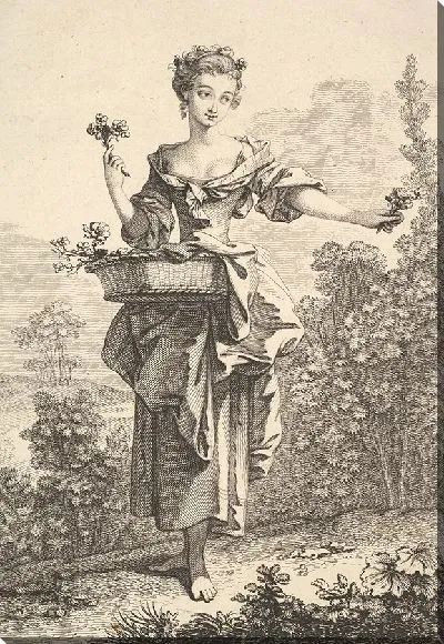 Картина Цветочница Фаншонетта