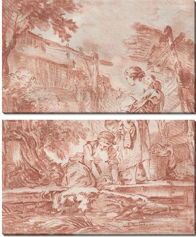 Картина Прачка