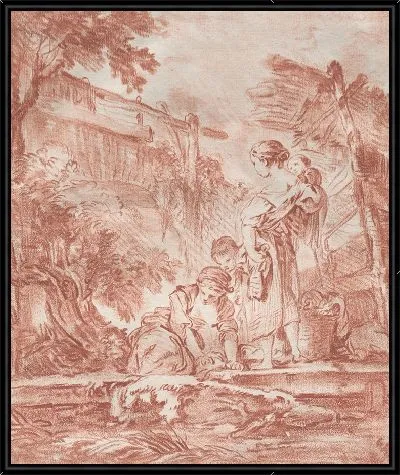 Картина Прачка