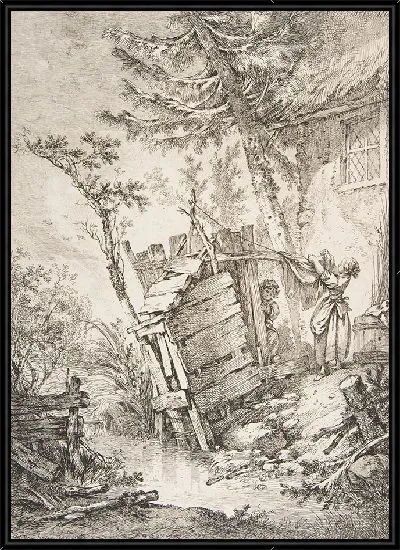 Картина Прачка