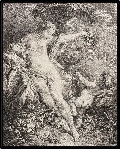 Картина Венера и Амор