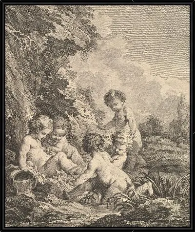 Картина Детское плавание