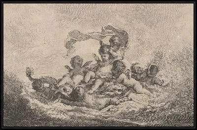 Картина Амур на воде