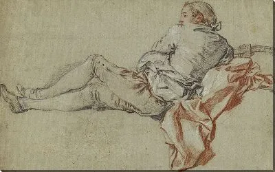 Картина Лежащая мужская фигура