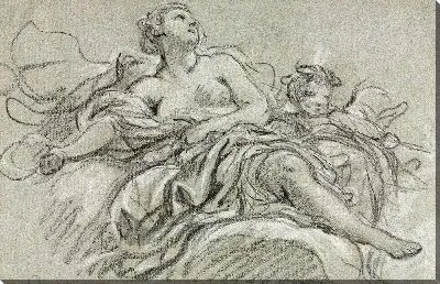 Картина Венера и Амур