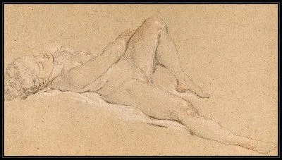 Картина Силуэт обнаженной