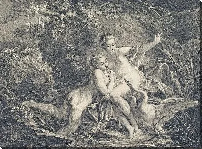 Картина Юпитер и Леда