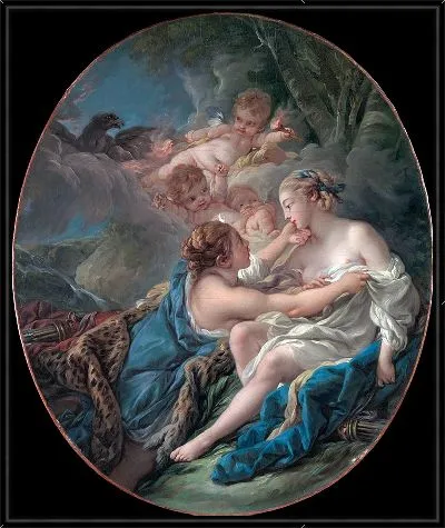 Картина Юпитер в образе Дианы и Каллисто.