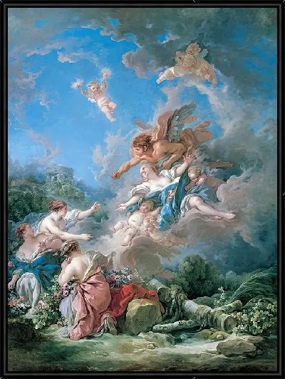 Картина Борей похищает Орифию