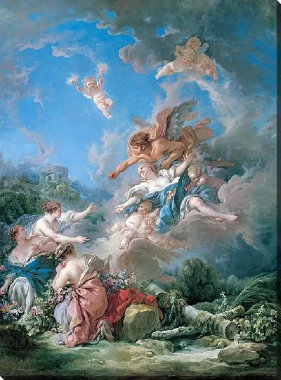 Картина Борей похищает Орифию