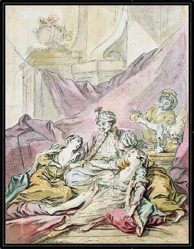 Картина Паша в своем гареме