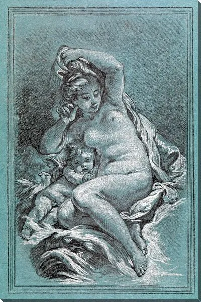 Картина Венера и Амур – Венера веселится с любовью