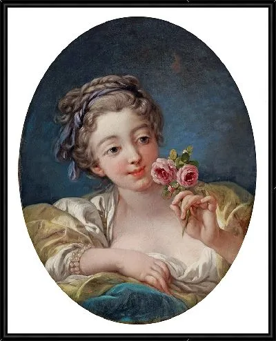 Картина Девушка с розами