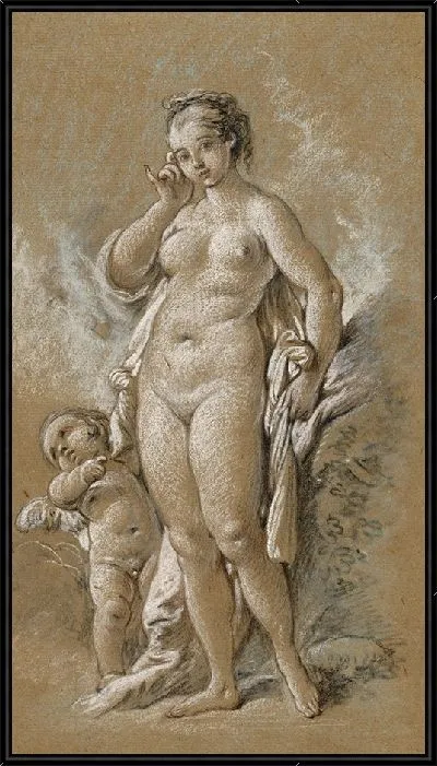 Картина Венера и Амур (главный вид)