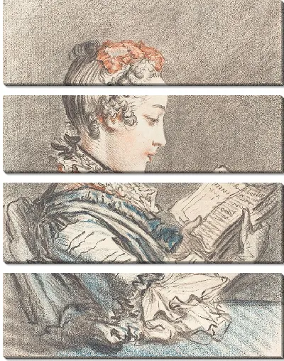 Картина Девушка читает «Элоизу и Абеляр».