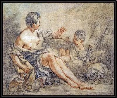 Картина Пасторальная сцена