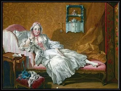 Дама на кушетке