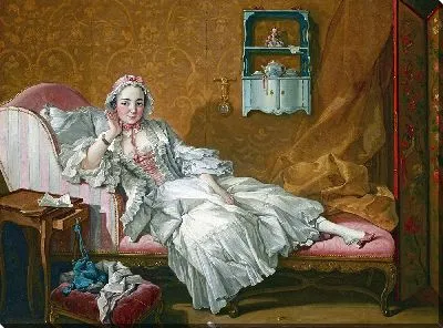 Дама на кушетке