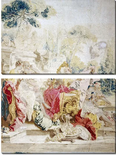 Картина Туалет Психеи из серии гобеленов «История Психеи»