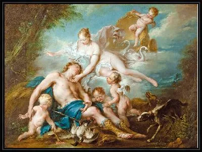 Картина «Рождение Адониса» и «Смерть Адониса»