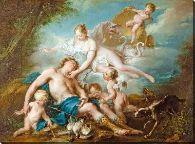 Картина «Рождение Адониса» и «Смерть Адониса»