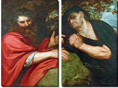 Картина Демокрит и Гераклит