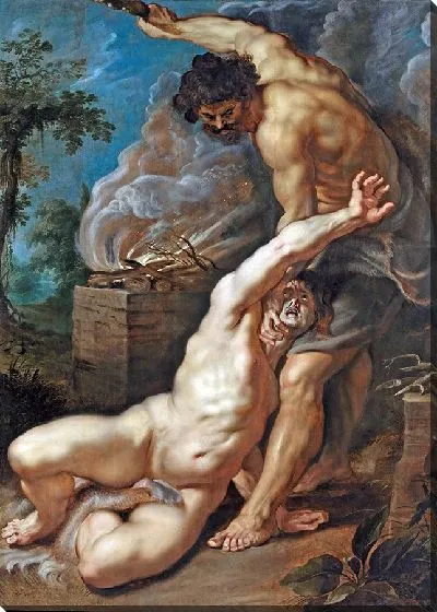 Картина Каин, убивающий Авеля