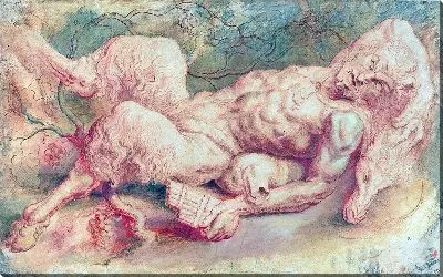 Картина Пан Лежащий